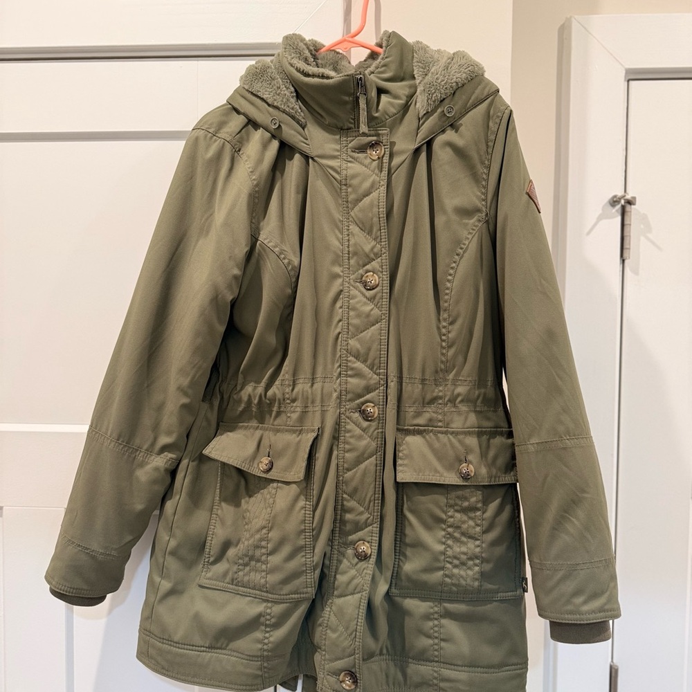Hollister Women's Utility Jacket in Olive